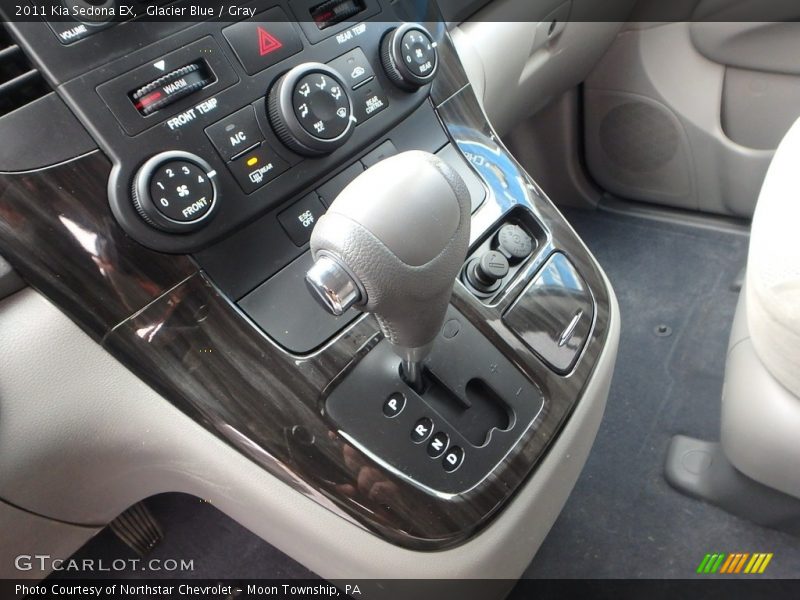 Glacier Blue / Gray 2011 Kia Sedona EX