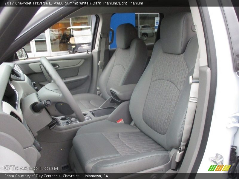 Summit White / Dark Titanium/Light Titanium 2017 Chevrolet Traverse LS AWD