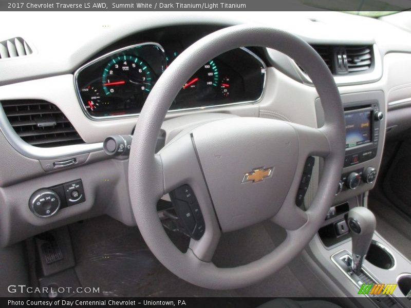 Summit White / Dark Titanium/Light Titanium 2017 Chevrolet Traverse LS AWD