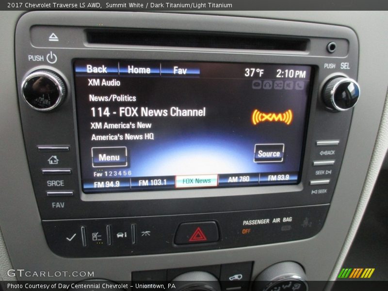 Summit White / Dark Titanium/Light Titanium 2017 Chevrolet Traverse LS AWD