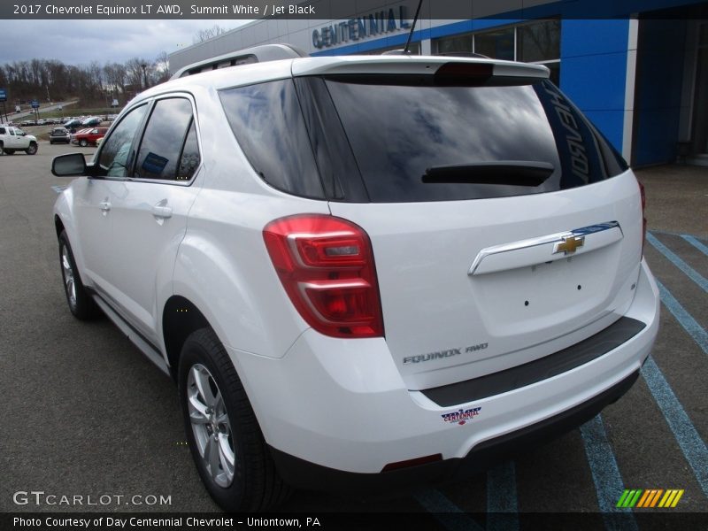 Summit White / Jet Black 2017 Chevrolet Equinox LT AWD