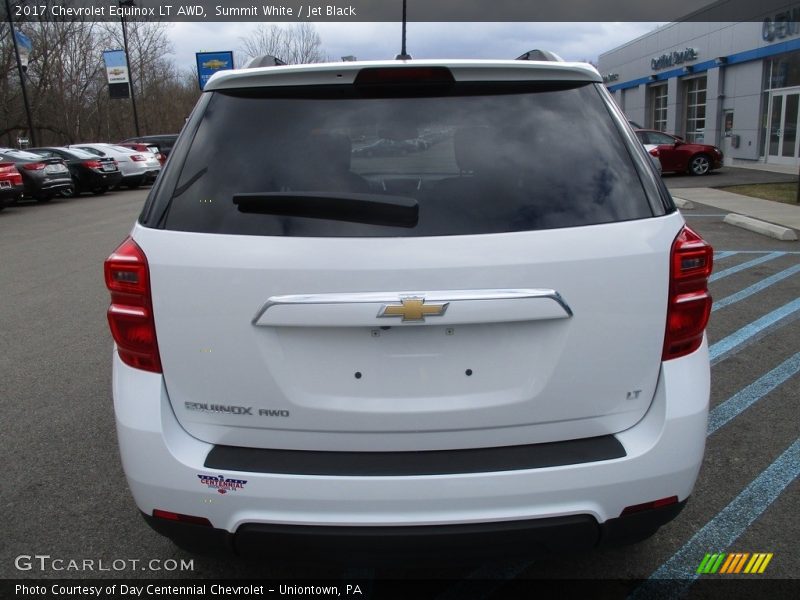 Summit White / Jet Black 2017 Chevrolet Equinox LT AWD