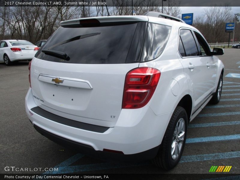 Summit White / Jet Black 2017 Chevrolet Equinox LT AWD
