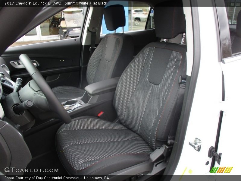 Summit White / Jet Black 2017 Chevrolet Equinox LT AWD
