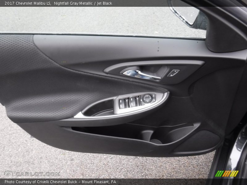 Nightfall Gray Metallic / Jet Black 2017 Chevrolet Malibu LS