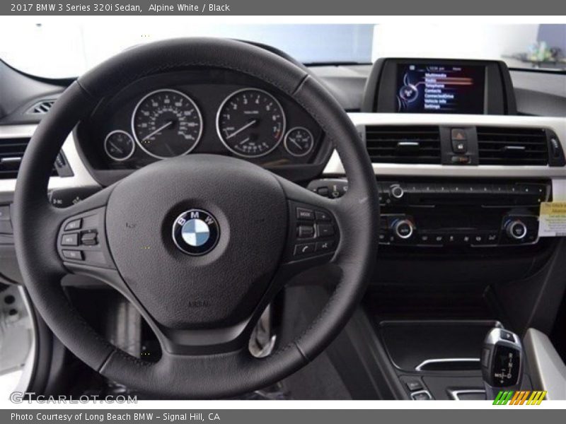 Alpine White / Black 2017 BMW 3 Series 320i Sedan