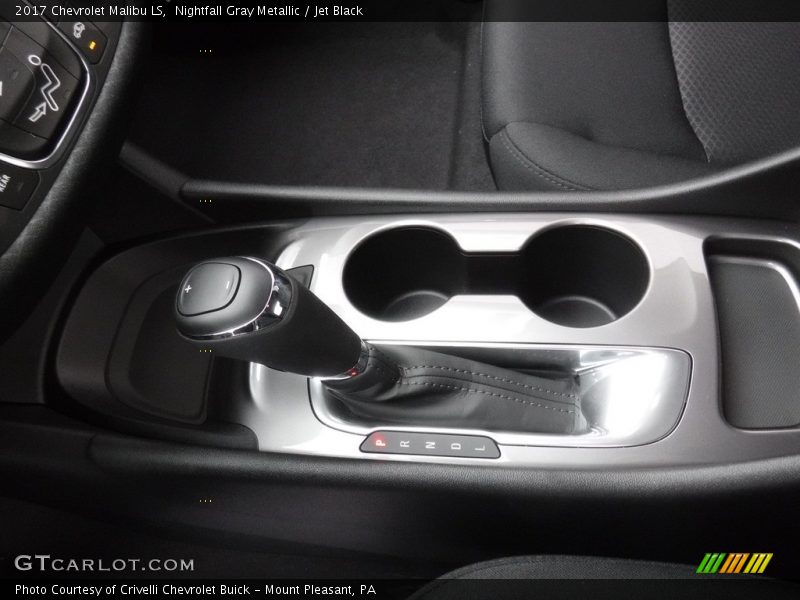 Nightfall Gray Metallic / Jet Black 2017 Chevrolet Malibu LS