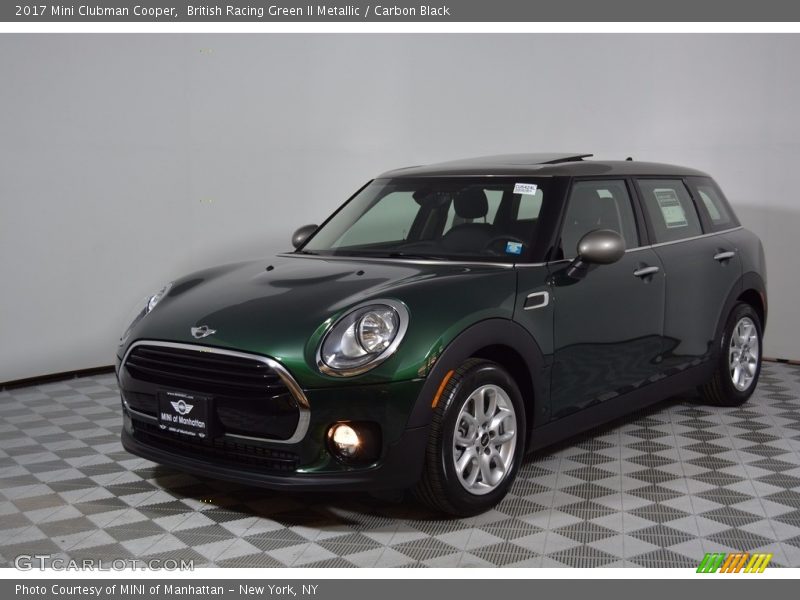 British Racing Green II Metallic / Carbon Black 2017 Mini Clubman Cooper