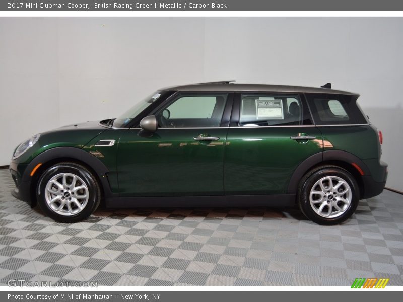 British Racing Green II Metallic / Carbon Black 2017 Mini Clubman Cooper