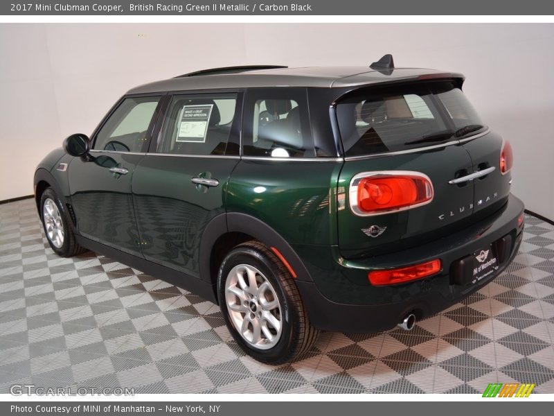 British Racing Green II Metallic / Carbon Black 2017 Mini Clubman Cooper