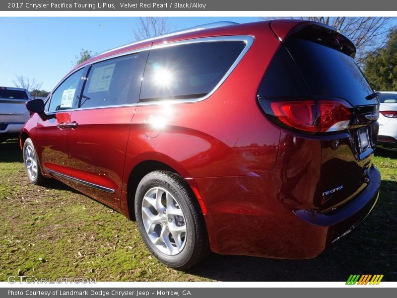 Velvet Red Pearl / Black/Alloy 2017 Chrysler Pacifica Touring L Plus