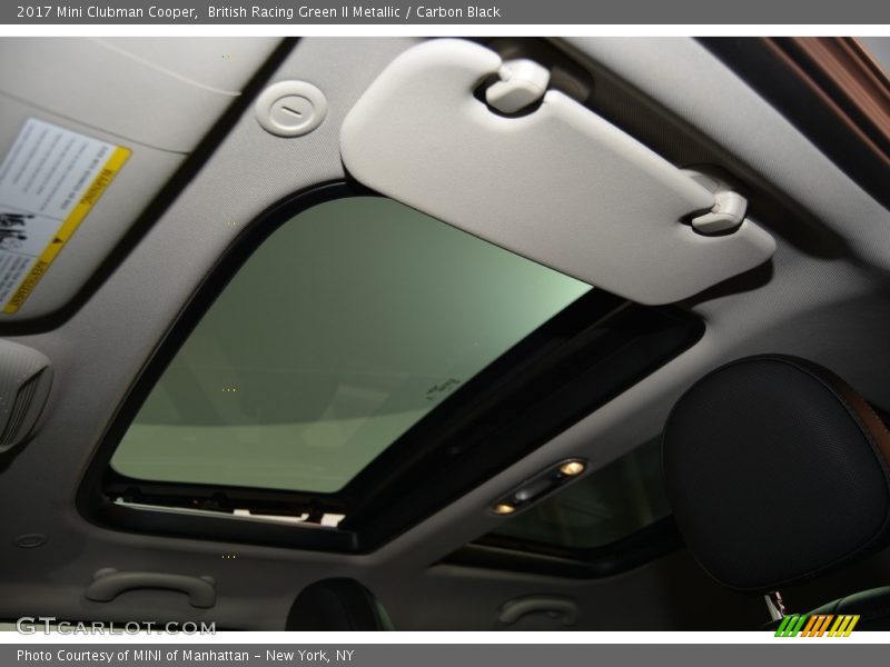 British Racing Green II Metallic / Carbon Black 2017 Mini Clubman Cooper