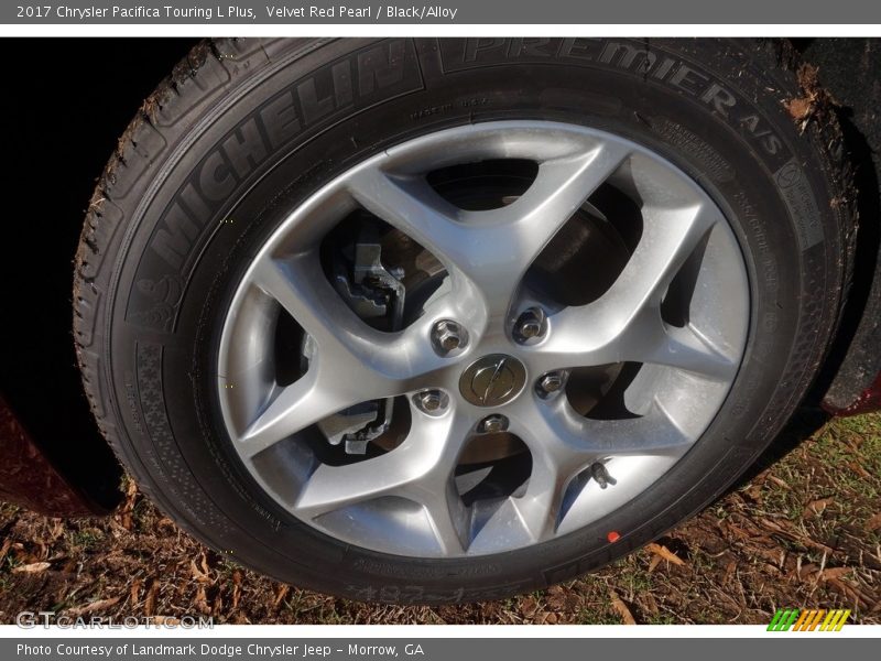 Velvet Red Pearl / Black/Alloy 2017 Chrysler Pacifica Touring L Plus