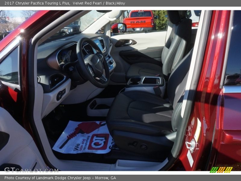 Velvet Red Pearl / Black/Alloy 2017 Chrysler Pacifica Touring L Plus