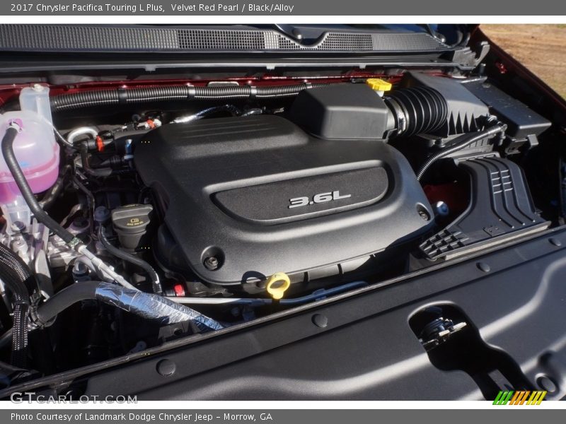 Velvet Red Pearl / Black/Alloy 2017 Chrysler Pacifica Touring L Plus