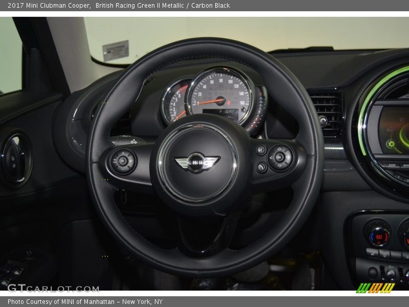 British Racing Green II Metallic / Carbon Black 2017 Mini Clubman Cooper