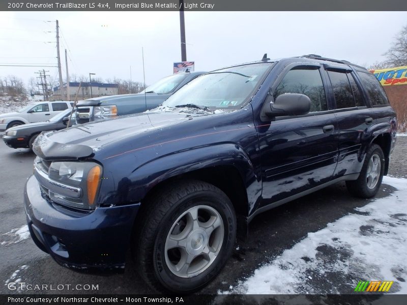Imperial Blue Metallic / Light Gray 2007 Chevrolet TrailBlazer LS 4x4