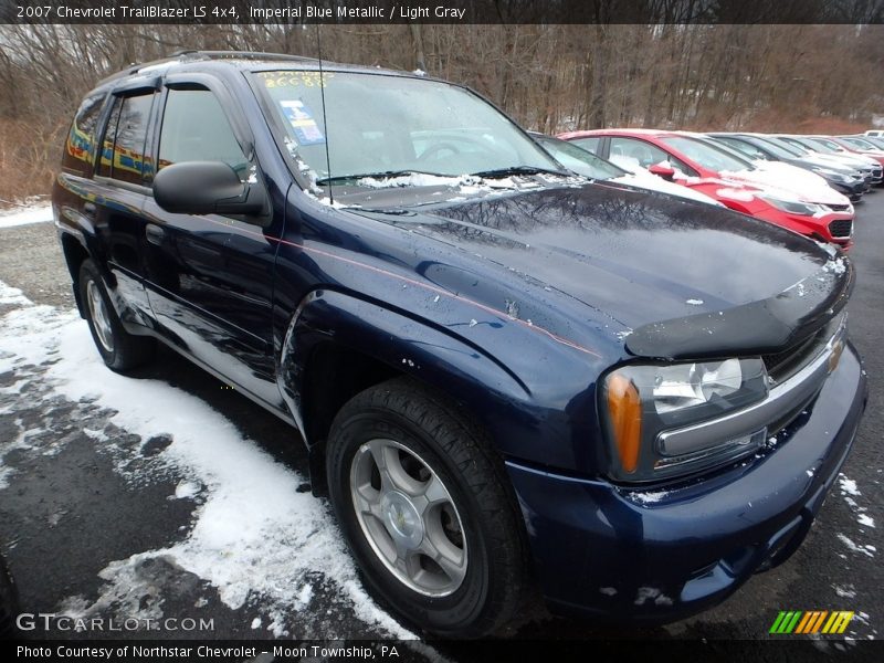 Imperial Blue Metallic / Light Gray 2007 Chevrolet TrailBlazer LS 4x4