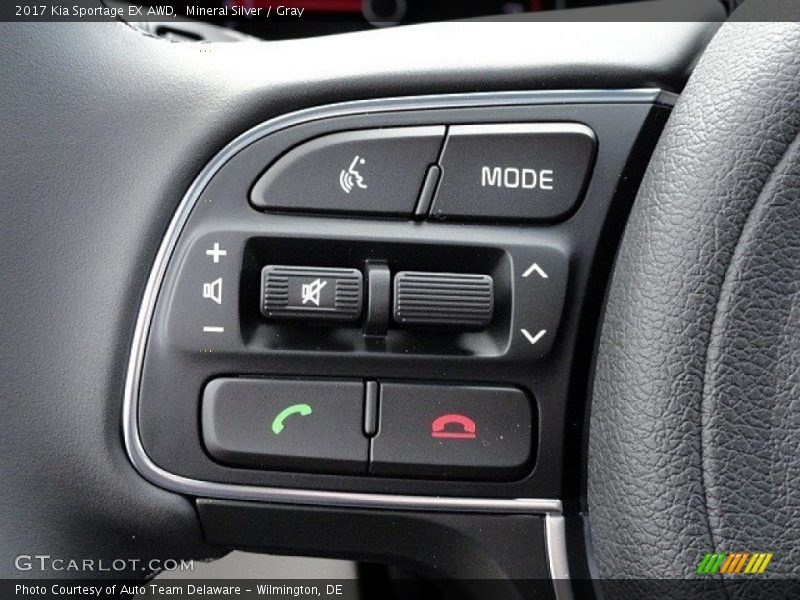 Controls of 2017 Sportage EX AWD