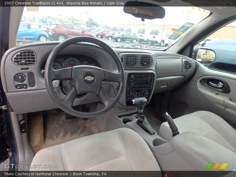 Imperial Blue Metallic / Light Gray 2007 Chevrolet TrailBlazer LS 4x4