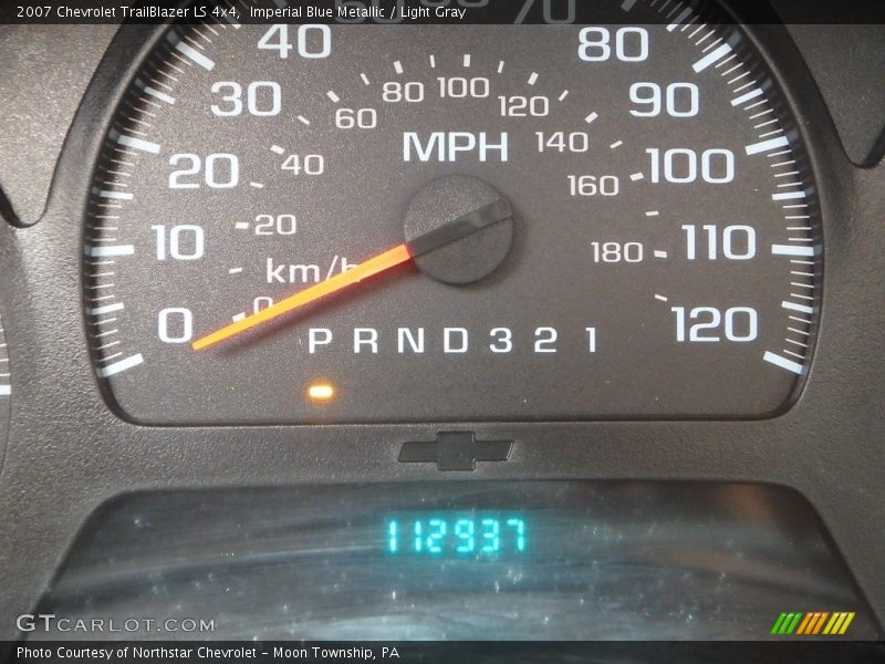 Imperial Blue Metallic / Light Gray 2007 Chevrolet TrailBlazer LS 4x4