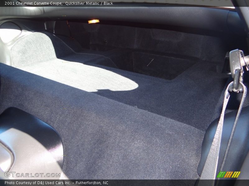 Quicksilver Metallic / Black 2001 Chevrolet Corvette Coupe