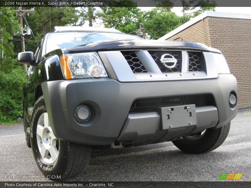 Super Black / Desert/Graphite 2006 Nissan Xterra X