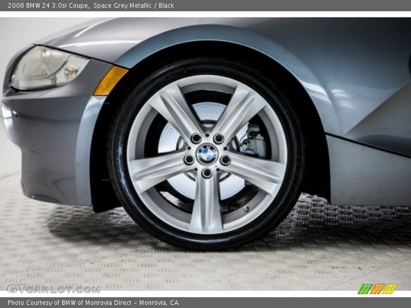 Space Grey Metallic / Black 2008 BMW Z4 3.0si Coupe