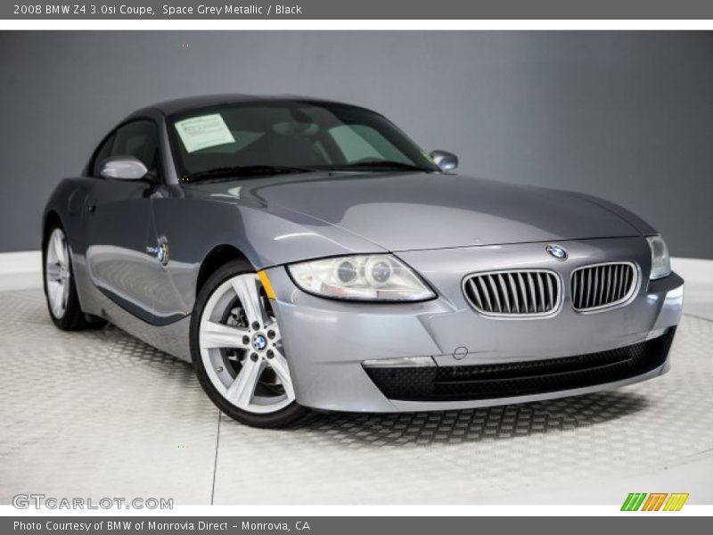 Space Grey Metallic / Black 2008 BMW Z4 3.0si Coupe