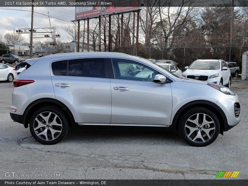  2017 Sportage SX Turbo AWD Sparkling Silver