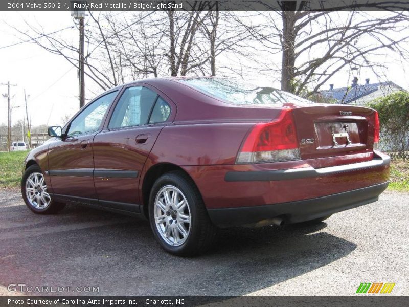 Ruby Red Metallic / Beige/Light Sand 2004 Volvo S60 2.4