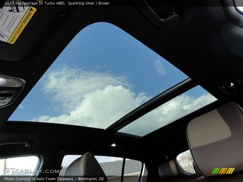Sunroof of 2017 Sportage SX Turbo AWD