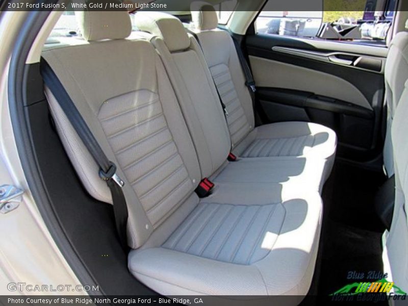 White Gold / Medium Light Stone 2017 Ford Fusion S
