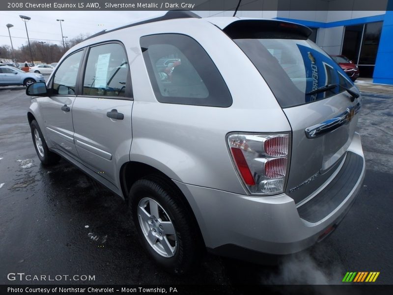 Silverstone Metallic / Dark Gray 2008 Chevrolet Equinox LS AWD