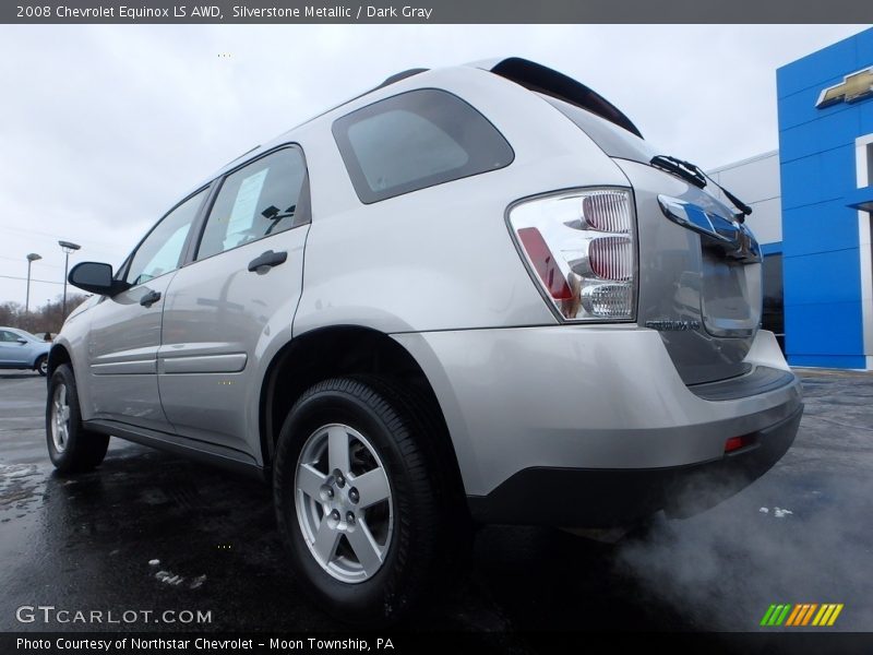 Silverstone Metallic / Dark Gray 2008 Chevrolet Equinox LS AWD