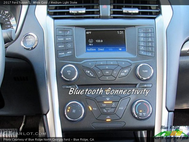 White Gold / Medium Light Stone 2017 Ford Fusion S