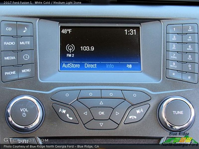 White Gold / Medium Light Stone 2017 Ford Fusion S