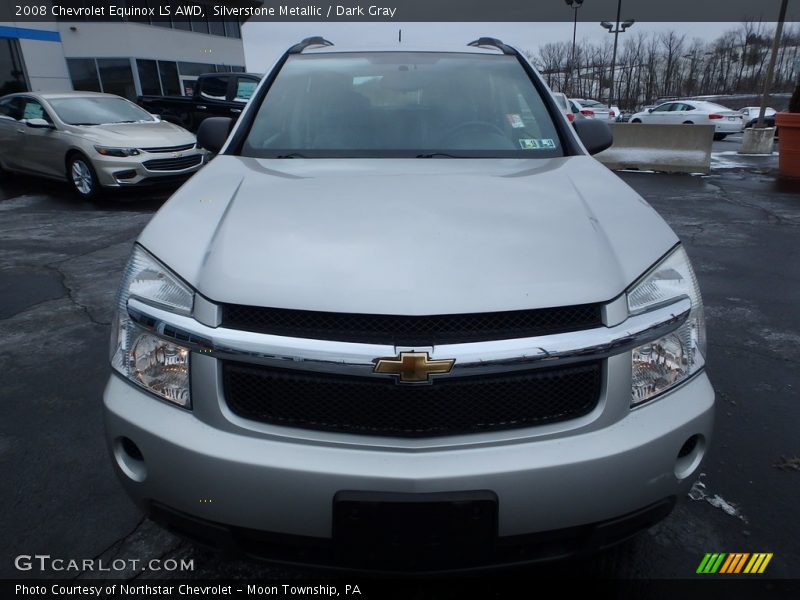 Silverstone Metallic / Dark Gray 2008 Chevrolet Equinox LS AWD