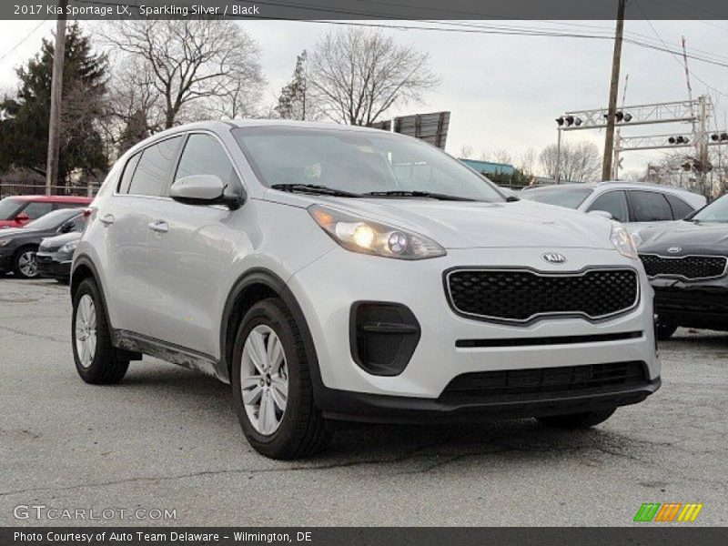 Sparkling Silver / Black 2017 Kia Sportage LX