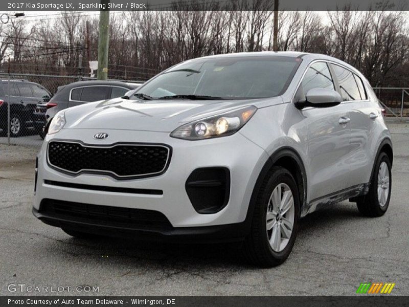 Sparkling Silver / Black 2017 Kia Sportage LX