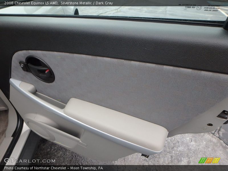 Silverstone Metallic / Dark Gray 2008 Chevrolet Equinox LS AWD