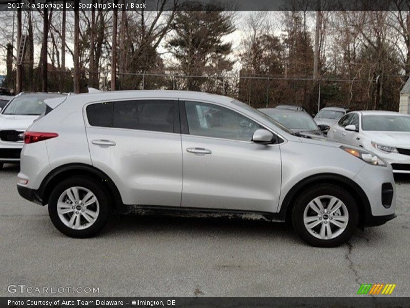 Sparkling Silver / Black 2017 Kia Sportage LX