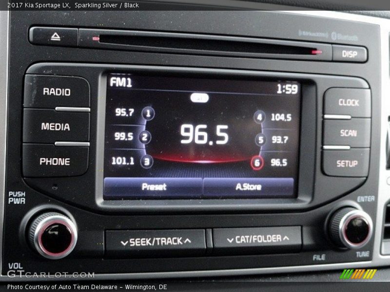 Sparkling Silver / Black 2017 Kia Sportage LX