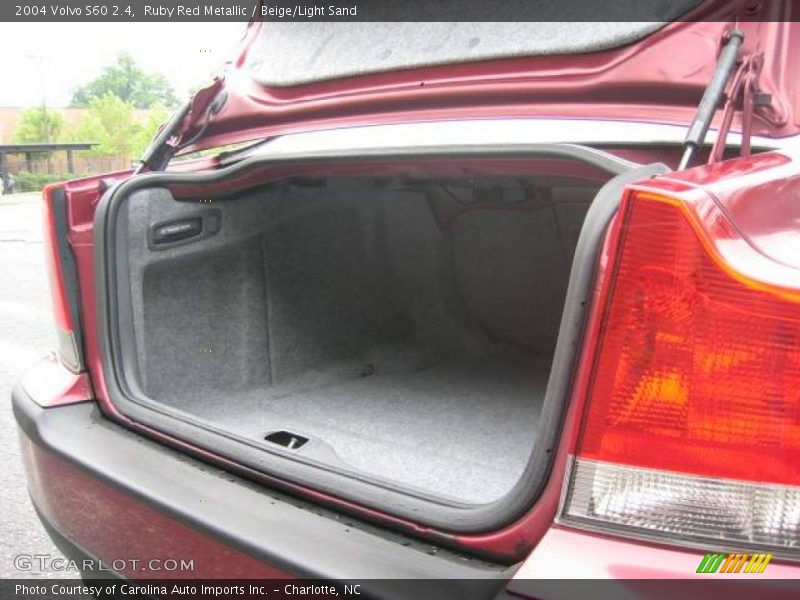 Ruby Red Metallic / Beige/Light Sand 2004 Volvo S60 2.4