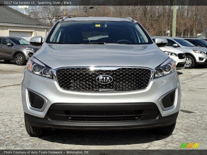 Sparkling Silver / Black 2017 Kia Sorento LX