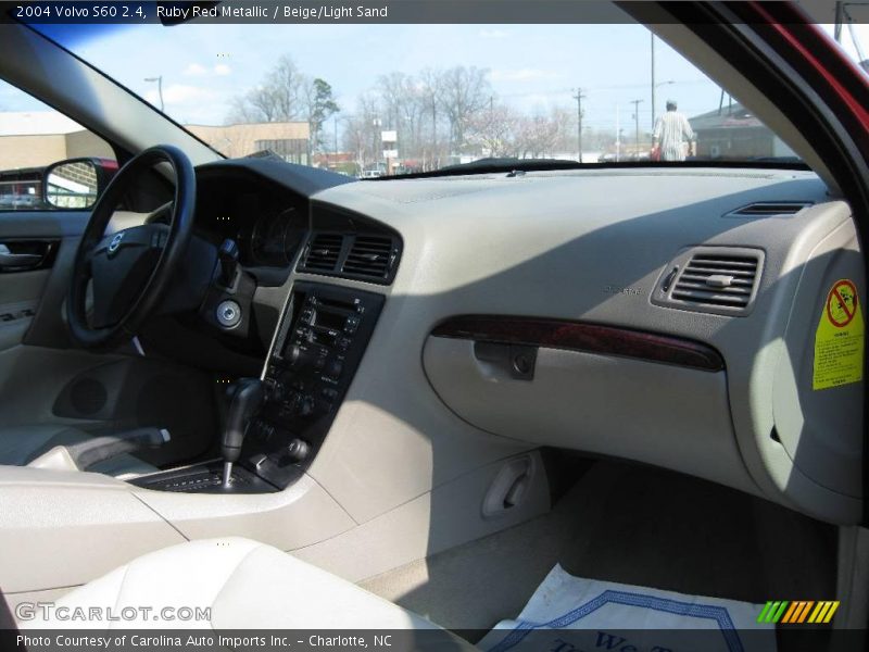 Ruby Red Metallic / Beige/Light Sand 2004 Volvo S60 2.4