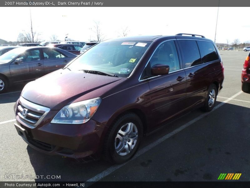 Dark Cherry Pearl / Ivory 2007 Honda Odyssey EX-L