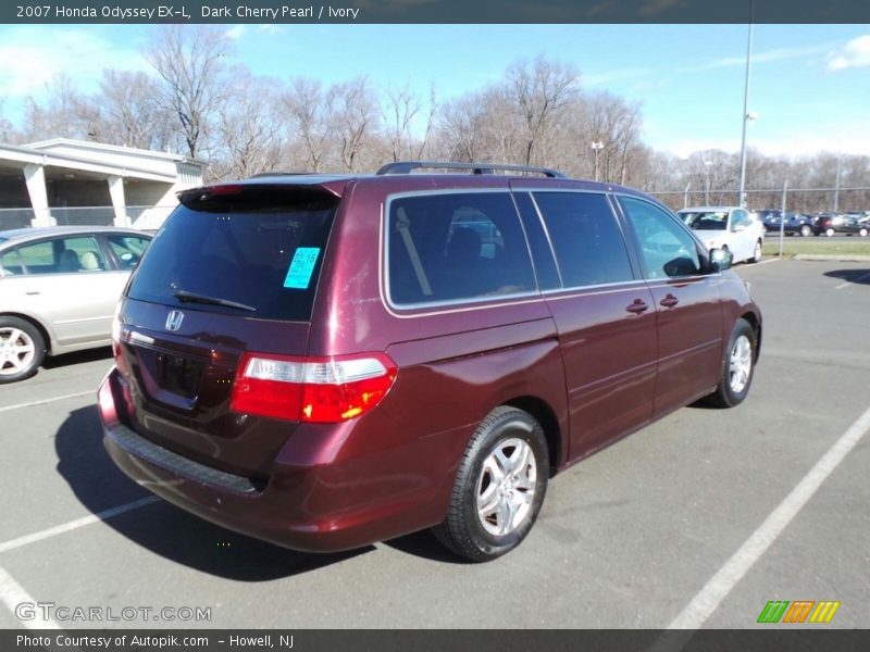 Dark Cherry Pearl / Ivory 2007 Honda Odyssey EX-L