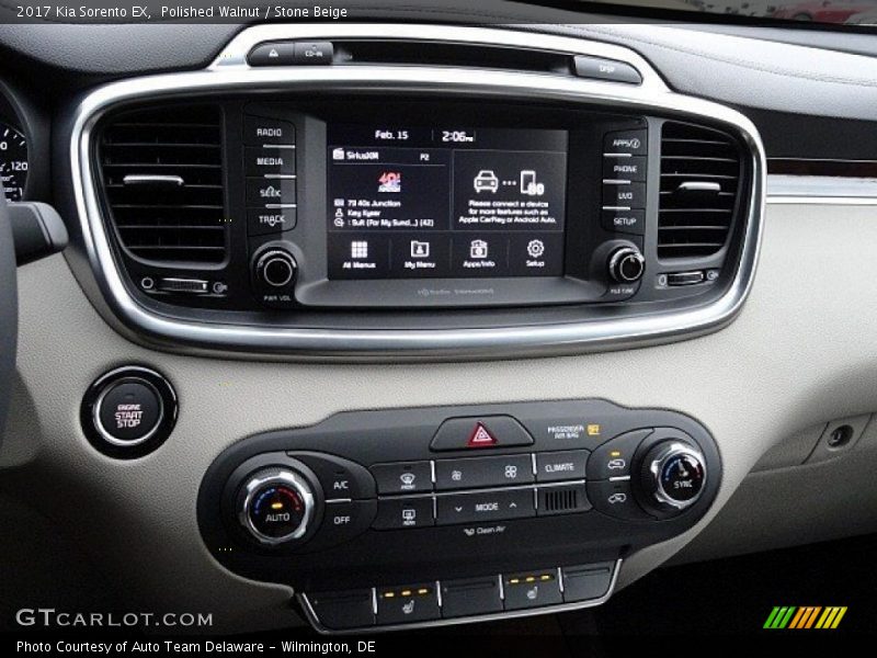 Controls of 2017 Sorento EX