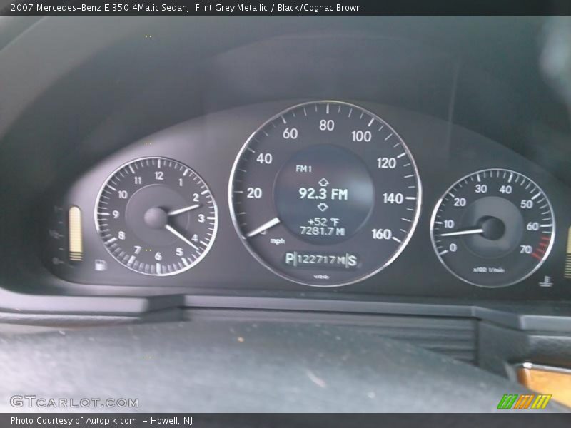 Flint Grey Metallic / Black/Cognac Brown 2007 Mercedes-Benz E 350 4Matic Sedan